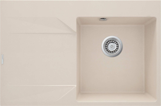 Picture of Zlewozmywak granitowy 1-komorowy z ociekaczem - lewy