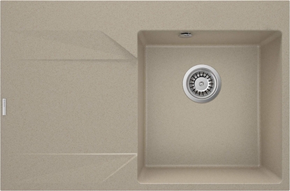 Picture of Zlewozmywak granitowy 1-komorowy z ociekaczem - lewy