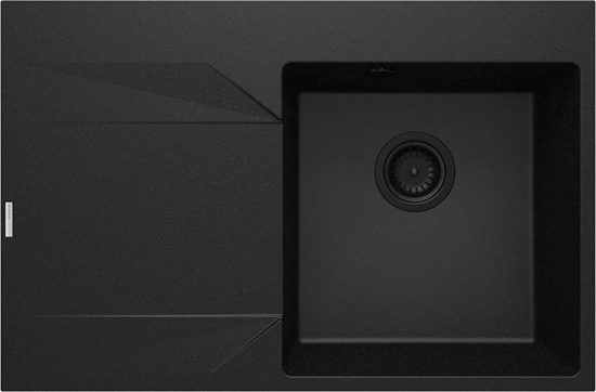 Picture of Zlewozmywak granitowy 1-komorowy z ociekaczem - lewy