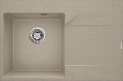 Picture of Zlewozmywak granitowy 1-komorowy z ociekaczem - prawy