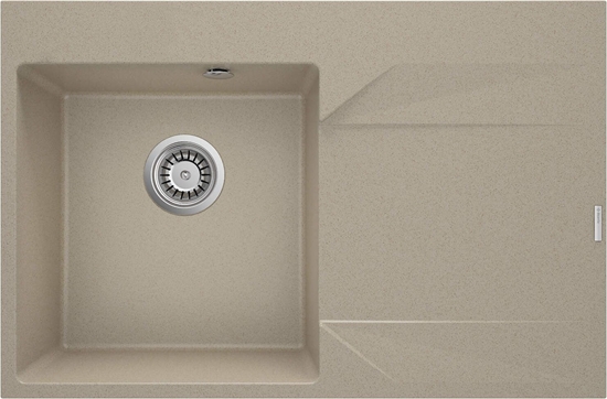 Picture of Zlewozmywak granitowy 1-komorowy z ociekaczem - prawy