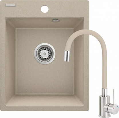 Изображение Zlewozmywak granitowy z bateri 1-komorowy