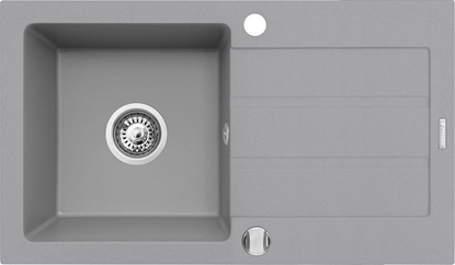 Attēls no Zlewozmywak Pyramis Zlewozmywak granitowy Next 76x44 1B1D Szary beton