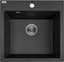 Изображение Zlewozmywak SBA_710T ALENA ZLEWOZMYWAK GRANITOWY CZARNY! 1-KOMOROWY 49X49 //ZL.LA.ALENA-49X49