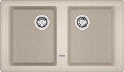 Picture of Zlewozmywak wpuszczany BASIS BFG 620 Fragranit+ orzechowy, odpyw zatyczkowy