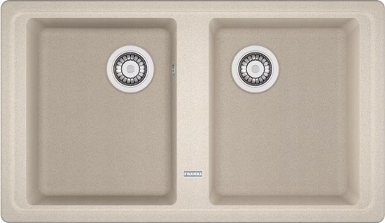 Picture of Zlewozmywak wpuszczany BASIS BFG 620 Fragranit+ orzechowy, odpyw zatyczkowy