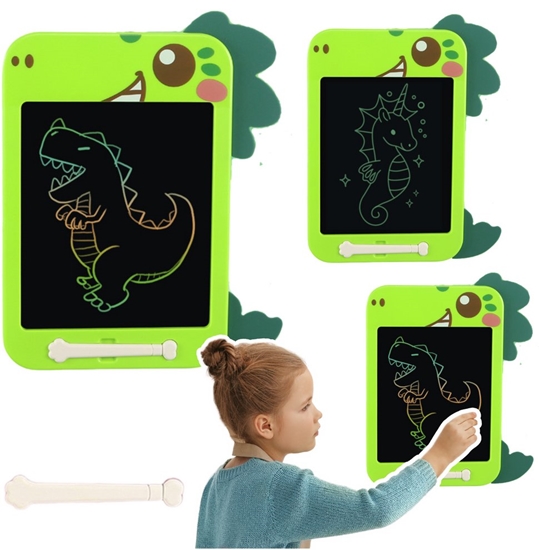 Picture of Znikopis Tablica Do Rysowania Pisania LCD Rysik Dinozaur Zielony