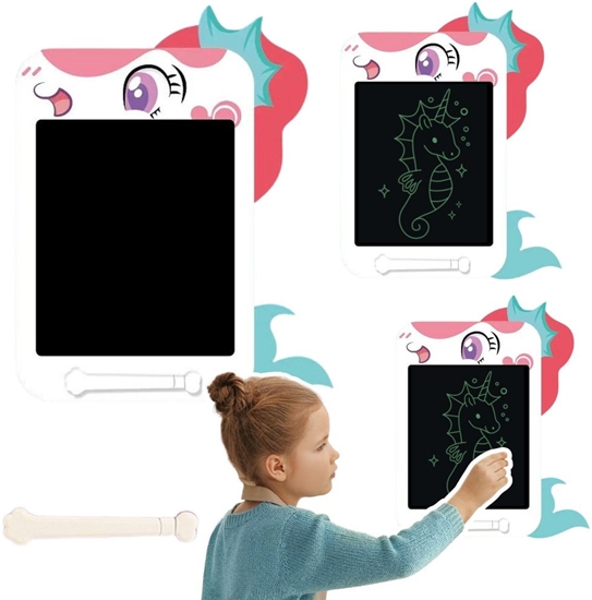 Picture of Znikopis Tablica Do Rysowania Pisania LCD Rysik Jednoroec Biaa
