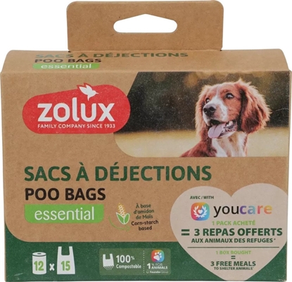 Picture of ZOLUX Ekologiczne woreczki na odchody x12