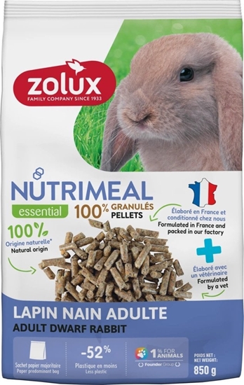 Picture of ZOLUX Karma granulat dla królika miniaturki adult NUTRIMEAL 4 850g