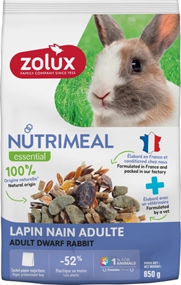 Picture of ZOLUX Karma mieszanka dla królika miniaturki adult NUTRIMEAL 4 850g