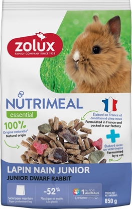 Picture of ZOLUX Karma mieszanka dla królika miniaturki junior NUTRIMEAL 4 850g
