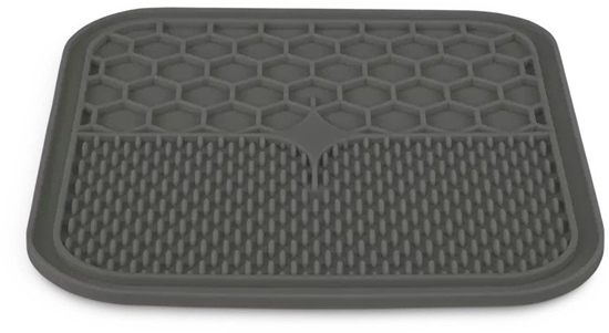 Изображение ZOLUX Mata silikonowa do lizania dla psa i kota L Giant szara 30x30 cm