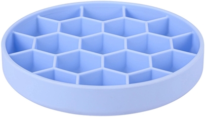 Изображение ZOLUX Miska silikonowa dla psa spowalniajca jedzenie L niebies.21,5x21,5cm