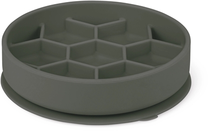Изображение ZOLUX Miska silikonowa dla psa spowalniajca jedzenie M szara 16x16 cm