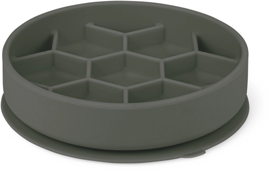 Изображение ZOLUX Miska silikonowa dla psa spowalniajca jedzenie M szara 16x16 cm