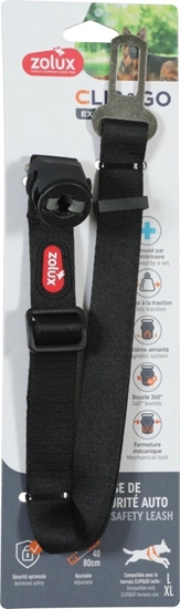 Picture of ZOLUX Pas samochodowy dla psa do szelek CLIP&GO L/XL