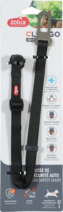 Изображение ZOLUX Pas samochodowy dla psa do szelek CLIP&GO XS/S