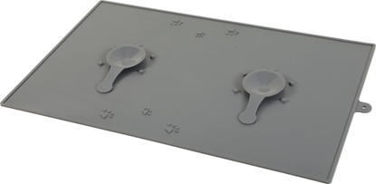 Изображение ZOLUX Podkadka silikonowa z przyssawk pod misk psa,kota szara 48x30cm