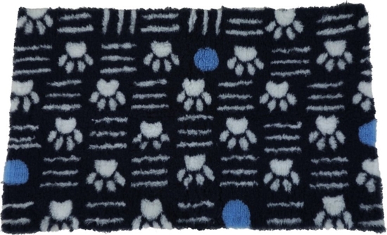 Picture of ZOLUX Posanie izolujce dry bed z wzorem w apki 75x120 kol. granatowy