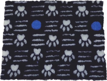 Изображение ZOLUX Posanie izolujce dry bed z wzorem w apki 75x95 kol. granatowy