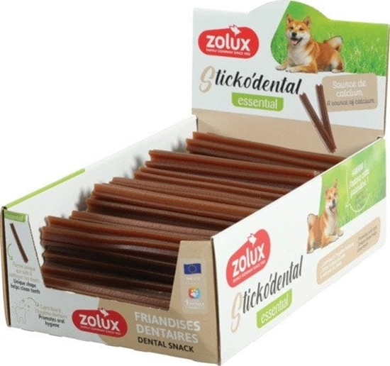 Picture of ZOLUX Przysmak dentystyczny dla psa STICKODENTAL M z wapniem 12cm 80szt