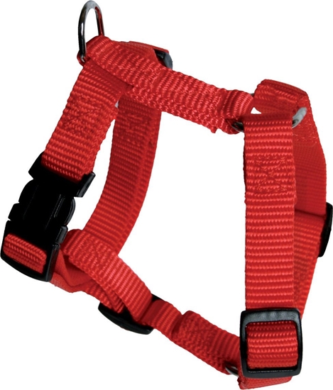 Изображение ZOLUX Szelki dla psa nylonowe tama 20/35cm 10mm kol. czerwony