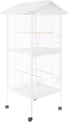 Attēls no ZOLUX Woliera dla ptaków CHIC DUO biaa H165