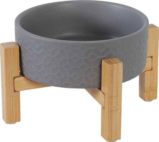 Picture of Zolux ZOLUX Miska ceramiczna dla psa i kota KERAMO SOLO kol. szary 300 ml