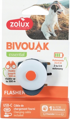 Attēls no Zolux ZOLUX wiecca zawieszka do obroy dla psa BIVOUAK niebieska na USB