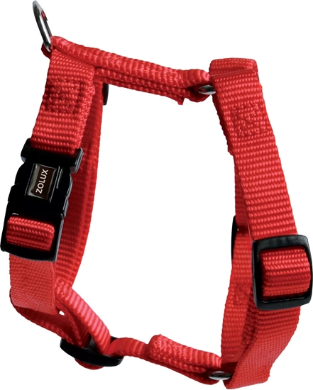 Picture of Zolux ZOLUX Szelki dla psa nylonowa tama 30/45cm 15mm kol. czerwony