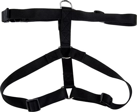 Picture of Zolux ZOLUX Szelki dla psa nylonowa tama 50/90cm 25mm kol. czarny