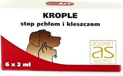 Picture of ZooArt Krople Przeciw Pchom i Kleszczom Zoo-Art 6Ampuek