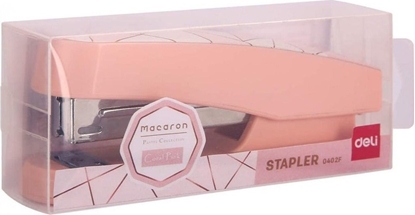 Picture of Zszywacz 24/6, 26/6 25 kartek róowy DELI