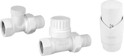 Picture of ZTM30WH DEKORACYJNY ZEST.TERMOST. PROSTY BIAY (GOWICA+ZAW.TERM+ZAW.ODC.) FERRO// G.ZT.PR.FERRO-BIAY