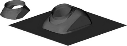 Picture of ZUB Przepust dachowy 25-45 UNI (komplet) 80/125 kolor czarny