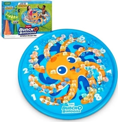 Picture of Zuru Bunch O Balloons Octopus Splash Pad med over 100 selvlukkende vandballoner til at fylde hurtigt