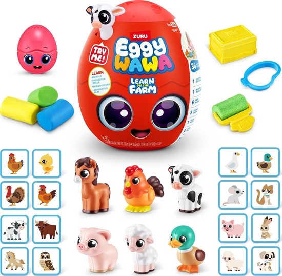 Изображение Zuru Eggy Wawa Surprise Egg Large - surprise farm playset