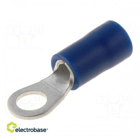 Picture of Zvana terminālis | M4 | Ø: 4,3 mm | 1,5÷2,5mm2 | gofrēts | kabelim | konservēti