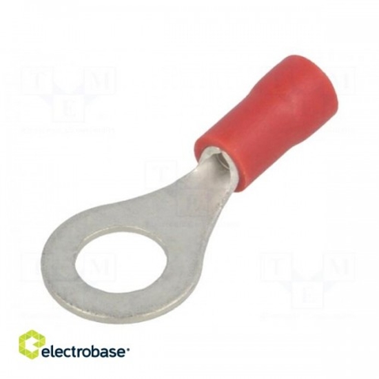 Изображение Zvana terminālis | M6 | Ø: 6,4 mm | 0,5÷1mm2 | gofrēts | kabelim | konservēti