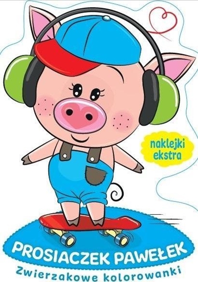 Picture of Zwierzakowe kolorowanki. Prosiaczek Paweek