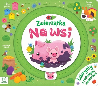 Attēls no Zwierztka na wsi. Labirynty z ruchomymi elemen.