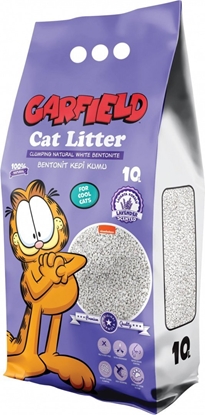 Изображение wirek dla kota Garfield Garfield, wirek bentonit dla kota, lawendowy 10L