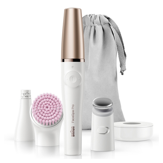 Picture of Braun Epilator with accessories | SE912 FaceSpa Pro | Number of power levels 1 | Wet & Dry | White