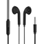 Attēls no - OBAL:ME Wired Earphones 3.5mm Jack Black