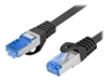 Изображение !Patchcord kat.6a S/FTP CCA 2.0m Czarny 