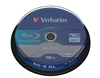 Изображение 1x10 Verbatim BD-R Blu-Ray 50GB 6x Speed, white blue Cakebox