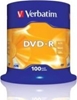 Picture of 1x100 Verbatim DVD-R 4,7GB 16x Speed, matt silver