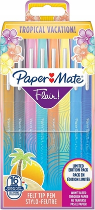 Attēls no 1x16 Paper Mate Flair Pens Tropical Vacation M 0,7 mm