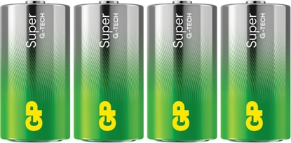 Attēls no 1x4 GP Super Alkaline 1,5V C Baby